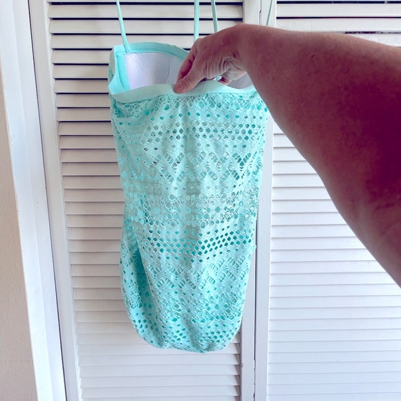 Robin Piccone Retro Pin Up Swimsuit  Blue - Picture 7 of 13